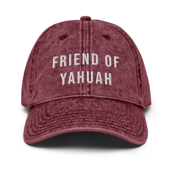 Friend of YAHUAH Vintage Cotton Twill Cap